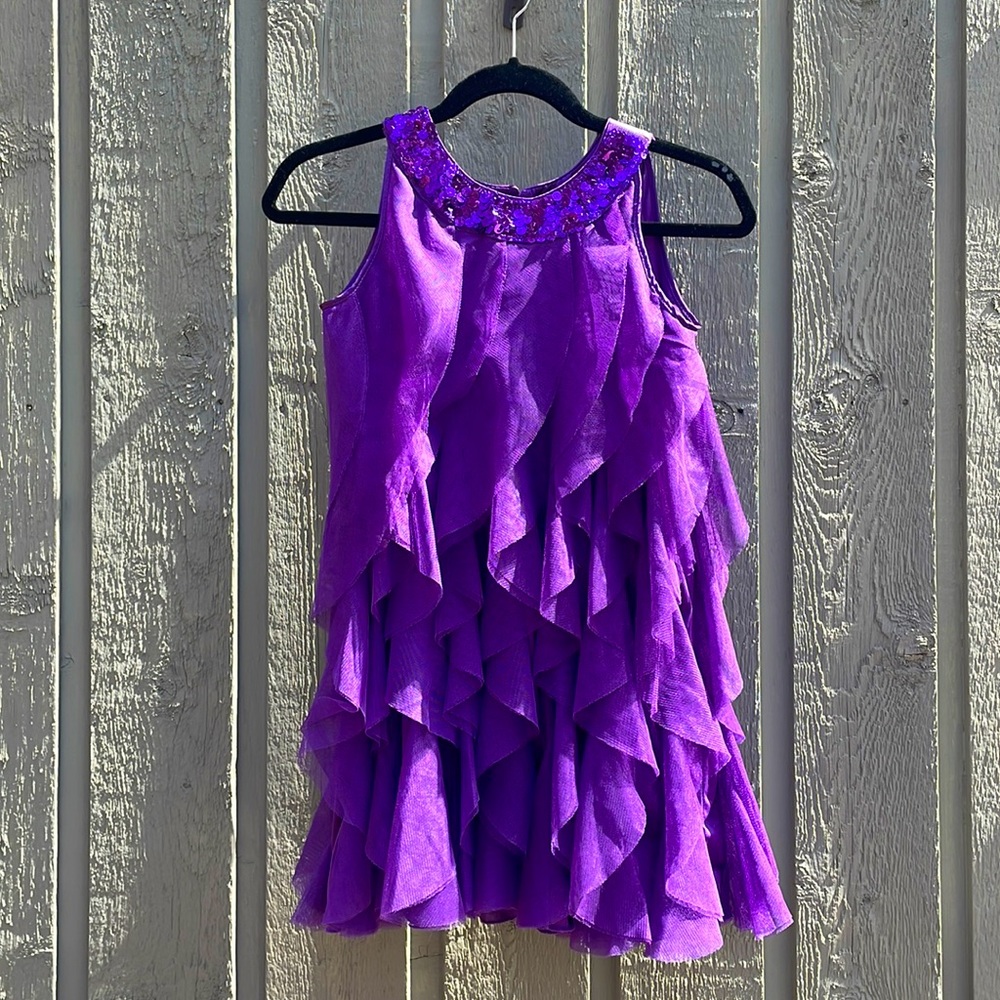 Formal flapper style girls dress